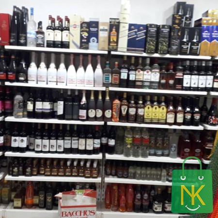 Wines, liquor and groceries
