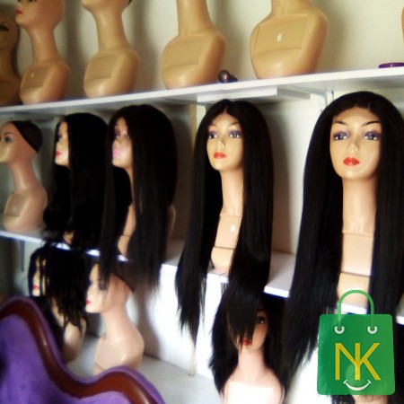 Glamorous wigs and fashionable weave-ons