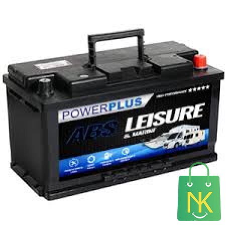 Assorted brands of motor batteries and other vehicle accessories